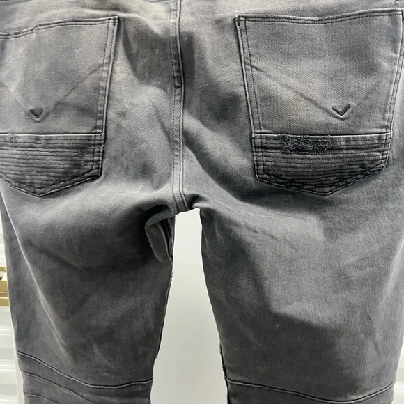 Hudson gray “The Blinder Biker” jeans size 38